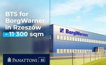 Construction work starts on Panattoni Park Rzeszów Airport II. Almost 11,300 sqm of the centre will be BTS space for US firm BorgWarner