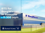 Construction work starts on Panattoni Park Rzeszów Airport II. Almost 11,300 sqm of the centre will be BTS space for US firm BorgWarner